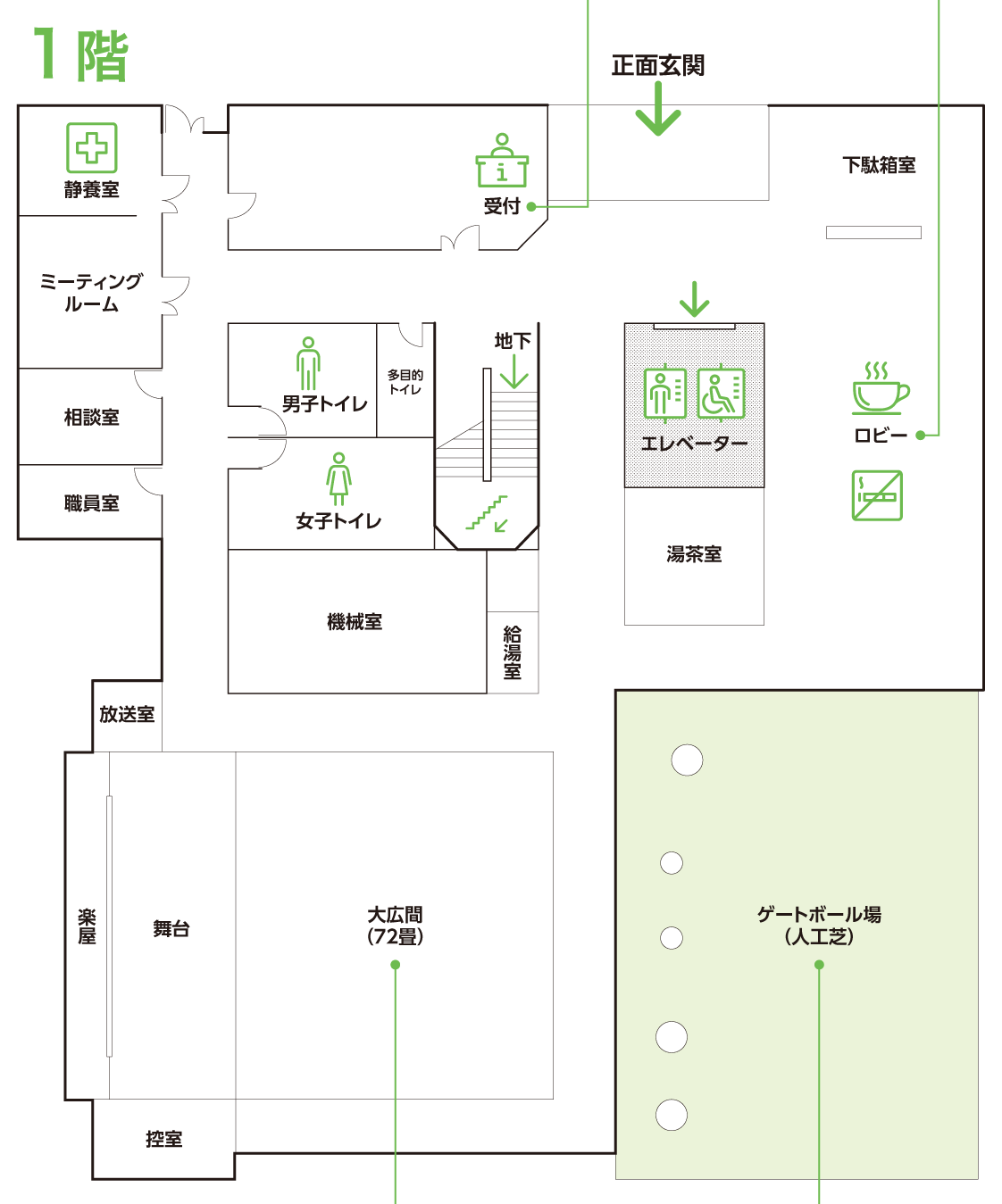 1階平面図
